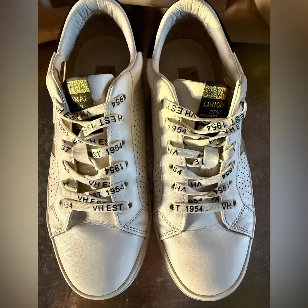 Vintage Havana White Star Sneakers – Size 6 - Picture 2 of 13